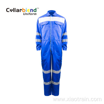 Blue Reflective Work Cloth FR Safety Overall